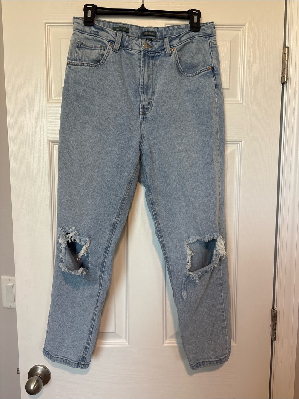 wild fable Light Blue Distressed Boyfriend Jeans